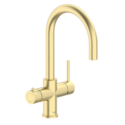 4-in-1 Filtered Boiling, Filtered Chilled, Hot and Cold Tap Brushed Gold [288821]