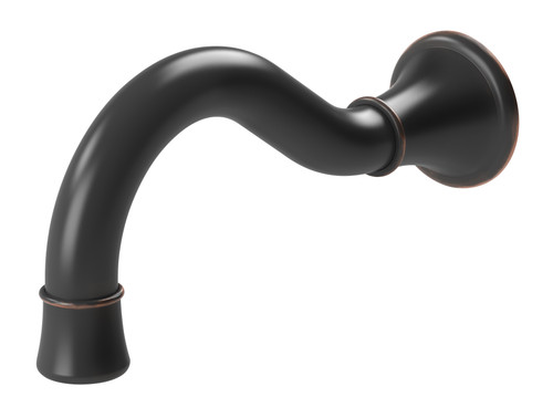 Nostalgia Basin/Bath Outlet 180mm Shepherds Crook  Antique Black [298067]