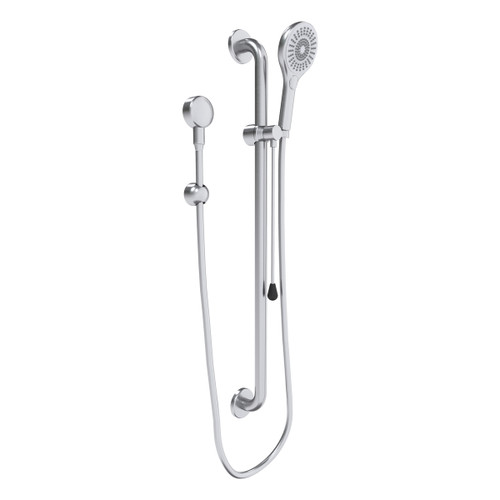 Care Shower Set Straight Rail Brushed Stainless Steel [293027]