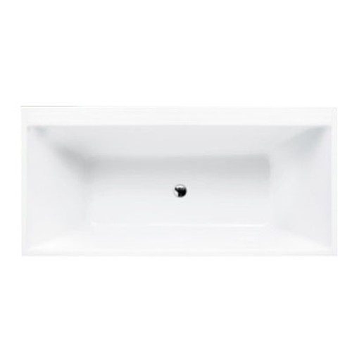 Bianco Back-to-Wall/Corner Freestanding Bath 1600mm 180L High Gloss White [193208]