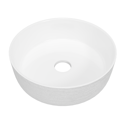 Allure Raked Basin 360mm Gloss White [298561]