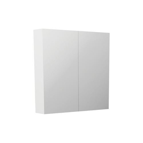 Mirror Cabinet Pencil Edge 750mm x 720mm Gloss White [169154]