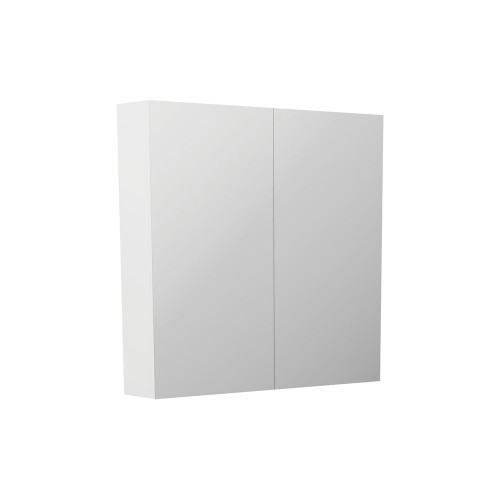 Pencil Edge Mirror Cabinet 750mm x 720mm Gloss White [169154]