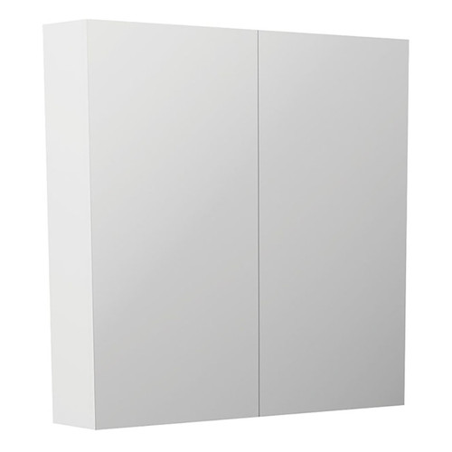 Mirror Cabinet Pencil Edge 750mm x 720mm Gloss White [169154]