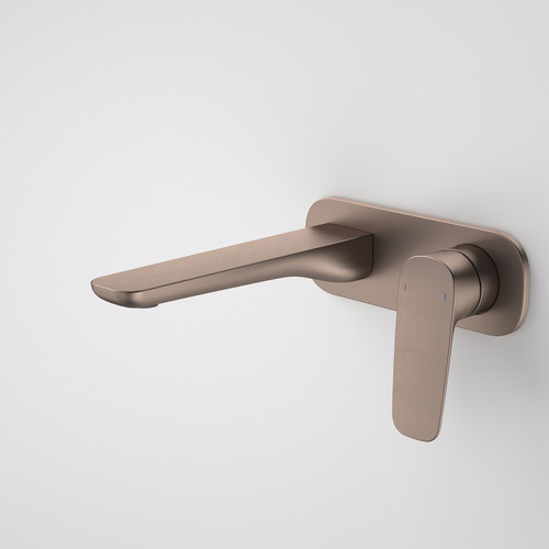 Contura II Wall Basin or Bath Mixer 180mm Brushed Bronze [298573]