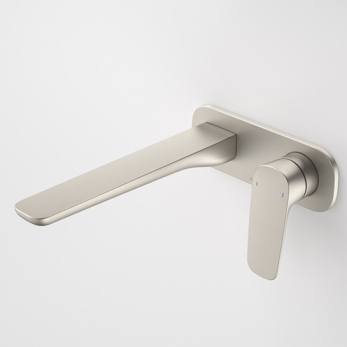 Contura II Wall Basin/Bath Mixer 180mm - Brushed Nickel [298545]