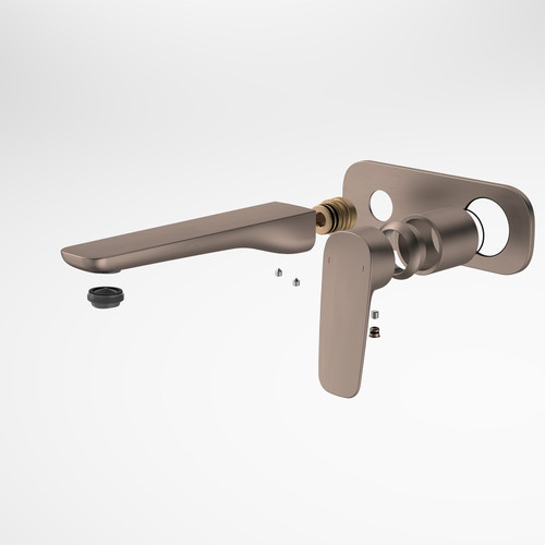 Contura II Wall Basin/Bath Mixer 180mm - Trim Kit - Brushed Bronze [298566]
