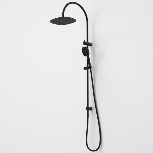 Contura II Rail Shower with Overhead - Black [298626]