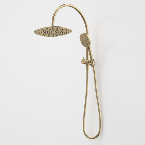 Contura II Compact Twin Shower - Brushed Brass [298606]