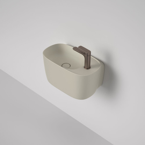 Contura II Hand Wall Basin (1 Tap Hole) - Matte Clay [298676]