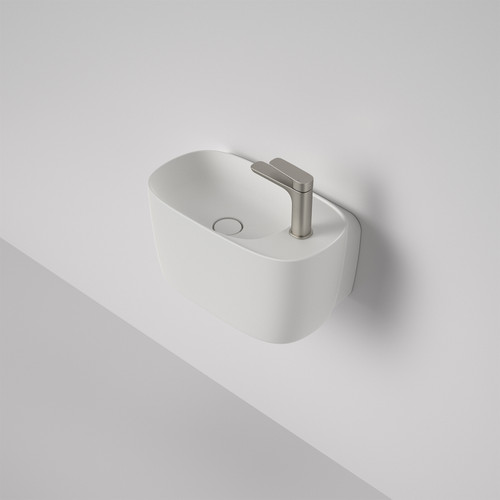 Contura II Hand Wall Basin 1 Tap Hole Matte White [298670]