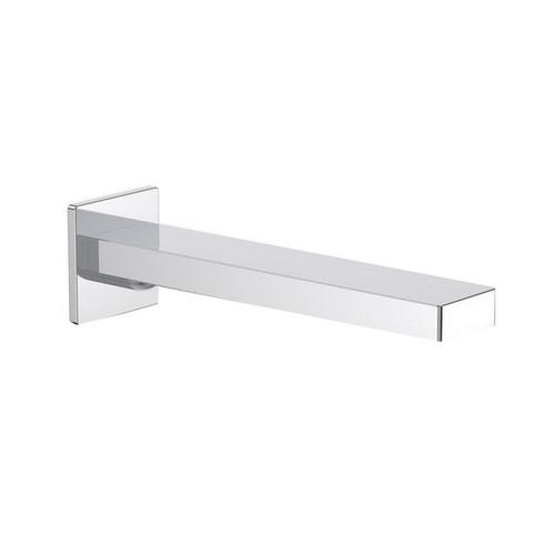 Square Wall Bath / Basin Outlet 220mm Chrome Lead Free [299213]