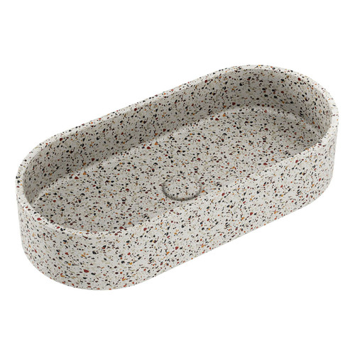 Jada Pill Concrete Above Counter Basin Terrazzo [299276]