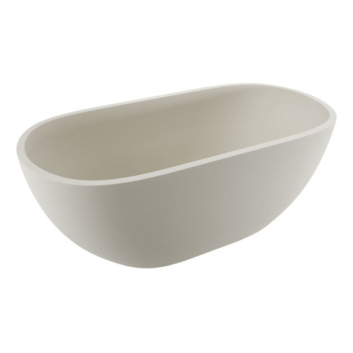 Jada Freestanding Concrete Bath Warm White [299277]