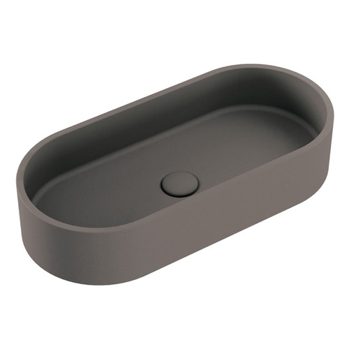 Jada Pill Concrete Above Counter Basin Warm Grey [299280]