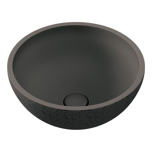 Alba Round Concrete Above Counter Basin Warm Grey [299285]