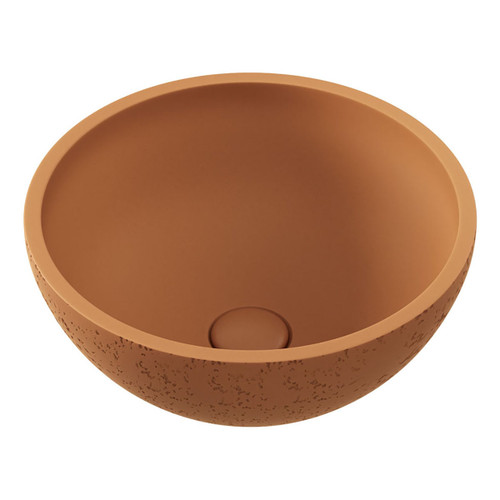 Alba Round Concrete Above Counter Basin Tuscan [299282]