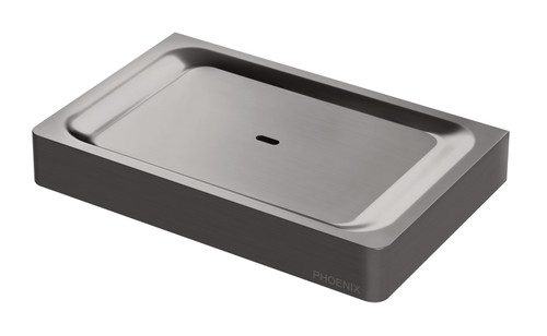 Gloss Soap Dish Briushed Carbon [299104]