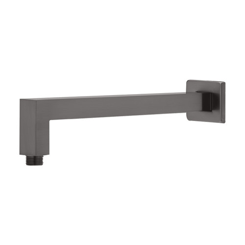 Lexi Shower Arm 400mm Square Brushed Carbon [299125]