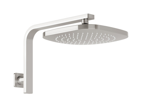 Nuage High-Rise Shower Arm & Rose Brushed Nickel [299312]
