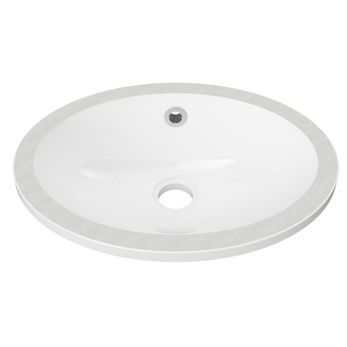 Amara Undermount Basin 450mm White Gloss [298427]