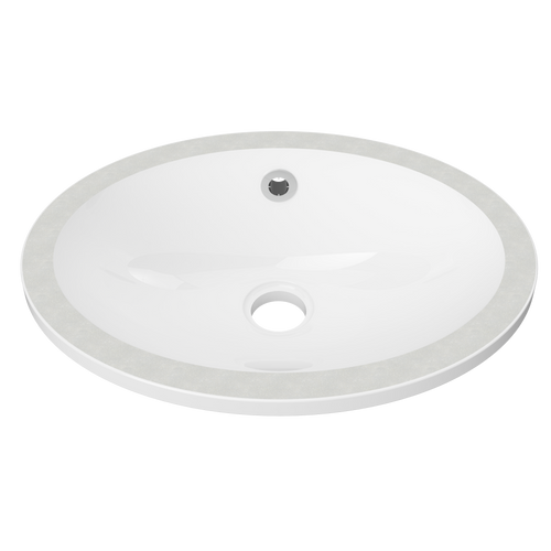 Amara Undermount Basin 450mm White Gloss [298427]