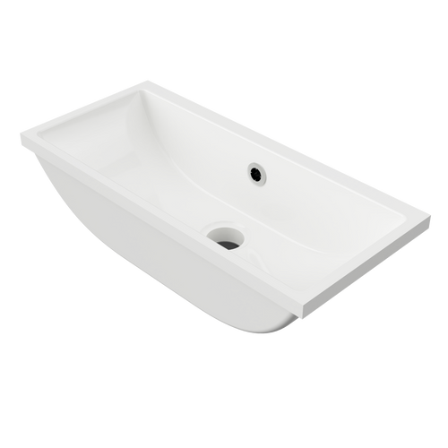 Ruby Undermount Basin 530mm White Gloss [298422]