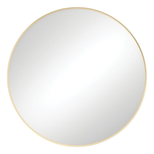 Reba Round Framed Mirror 800mm Urban Brass [270119]
