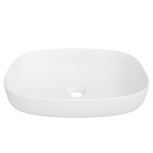 Lorenzo Semi-Inset Basin 500mm White Matte [298470]