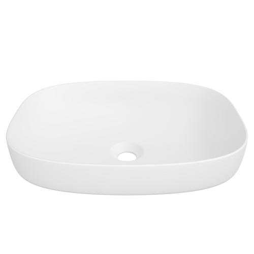Lorenzo Semi-Inset Basin 500mm White Matte [298470]
