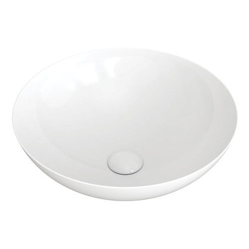 Aluca Slim Edge Ceramic Above Counter Basin 400mm Gloss White [299603]