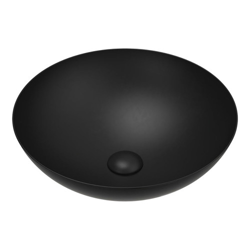 Aluca Slim Edge Ceramic Above Counter Basin 400mm Matte Black [299599]