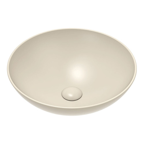 Aluca Slim Edge Ceramic Above Counter Basin 400mm Matte Khaki [299611]