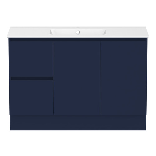 Ascot Floor or Wall Mount Vanity 1210mm 2 Drawer LH 2 Door Oxford [299664]