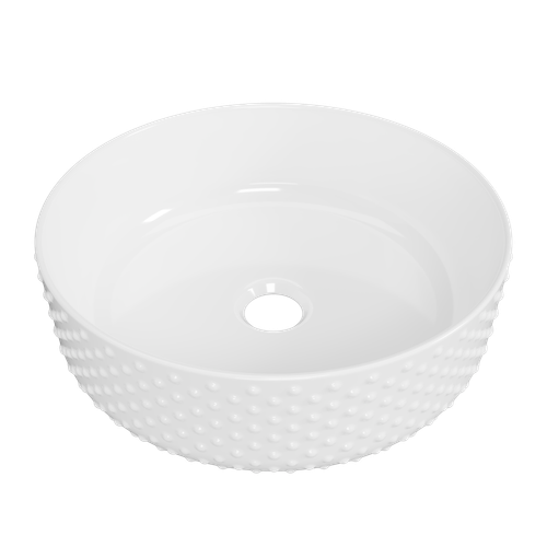 Allure Dimple Basin 360mm White Gloss [298580]
