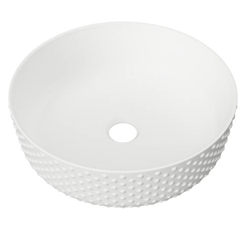 Allure Dimple Basin 360mm White Matt [298555]