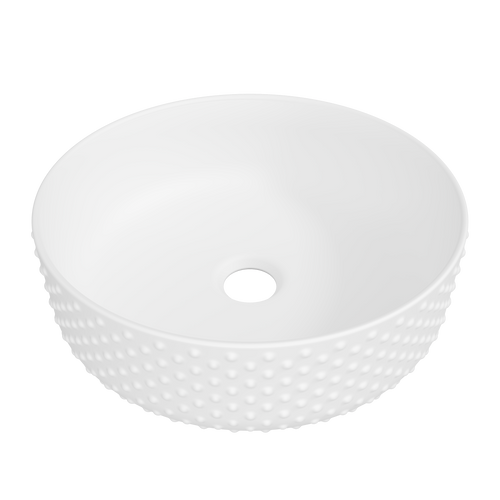 Allure Dimple Basin 360mm White Matte [298555]