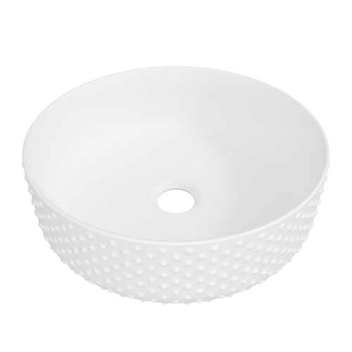 Allure Dimple Basin 360mm White Matte [298555]