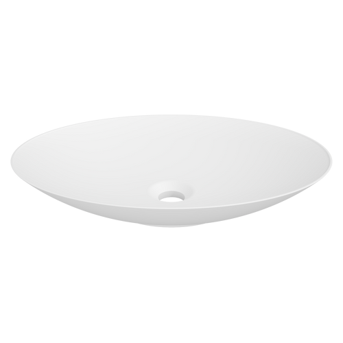 Feather Basin 510mm White Matte [298579]
