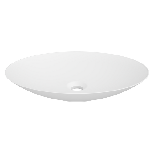 Feather Basin 510mm White Matte [298579]