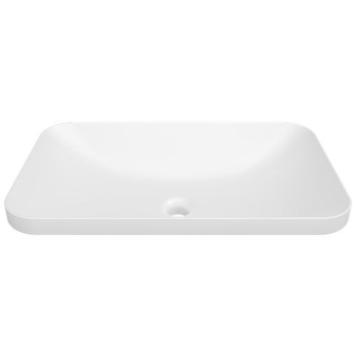 George Basin 600mm White Matte [298581]