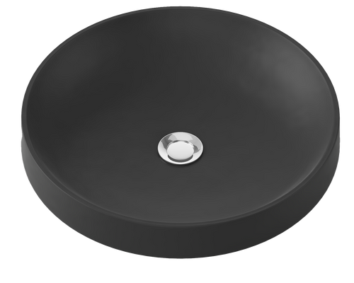 Radius Basin 400mm Black Matt [298546]