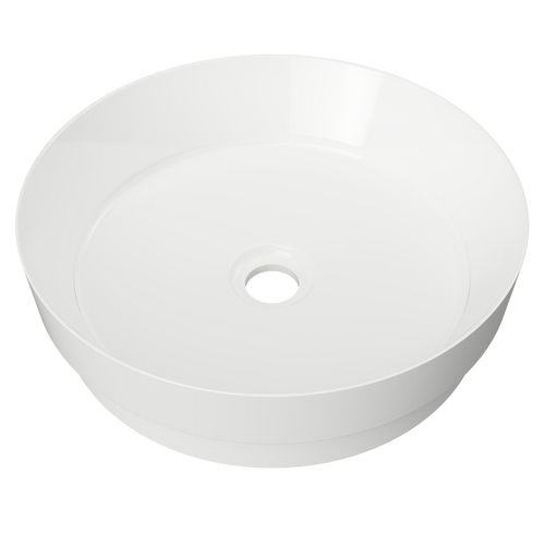 Radius Basin 400mm White Gloss [298569]