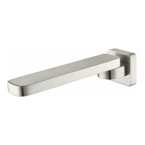 Sigma Swivel Bath Spout 220mm Brushed Nickel [203001]