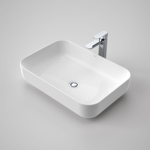 Tribute Above Counter Basin Rectangle 170mm White 0 Tap Holes [153091]