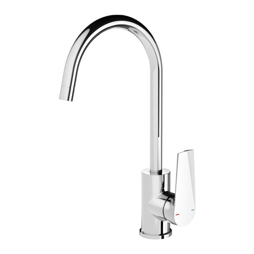 Arlo Gooseneck Sink Mixer 6 Star 200mm Chrome [300015]