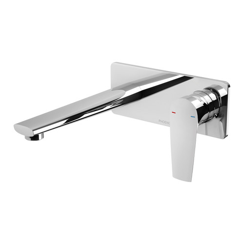Arlo Wall Basin / Bath Mixer Set 6 Star 200mm Chrome Trim Kit Only [300077]