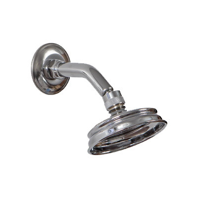 Anti-Splash Ball Joint Shower & Arm 100mm 3Star Chrome [043555]
