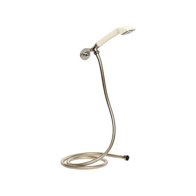 Gold Coaster Hand Shower Set with 1200mm Hose 4Star Chrome/White [043585]