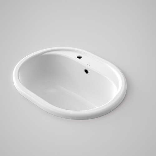 Metro Utility Basin Left Hand Tap Hole with Overflow 35L White 1 Tap Hole [052371]